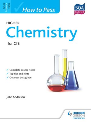 cover image of How to Pass Higher Chemistry for CfE